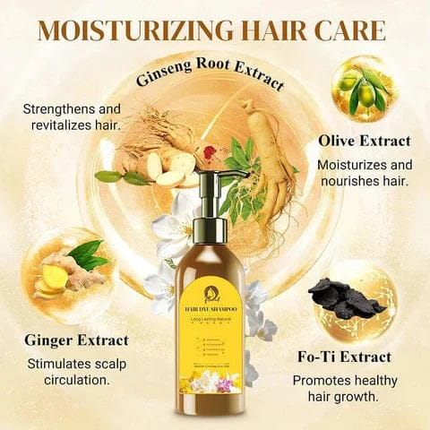 Long Lasting Natural Hair Dye Shampoo - Pack Of 2