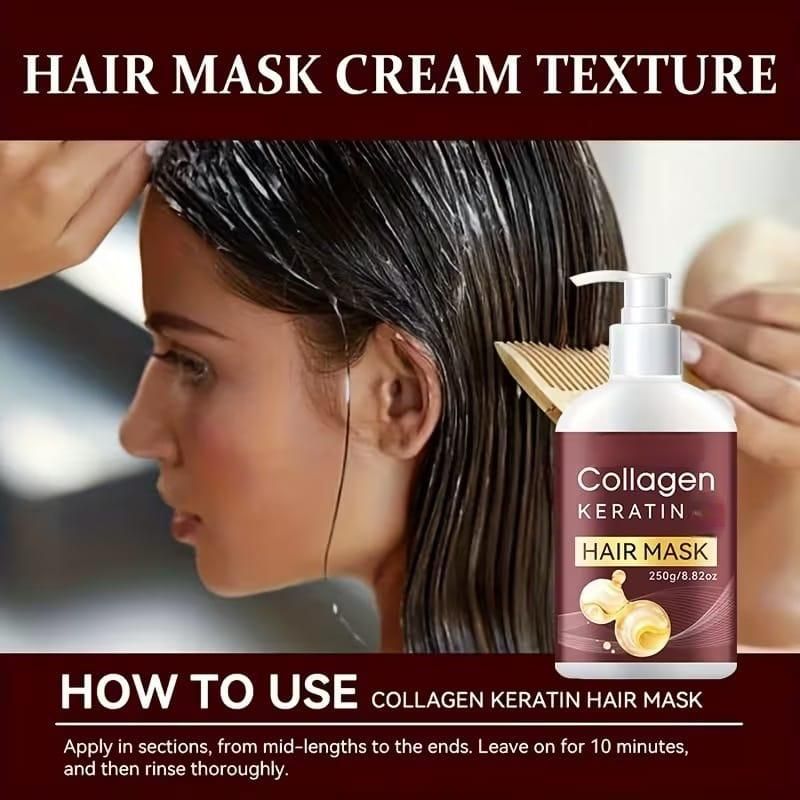 Collagen Keratin Hair Mask - 250g (Pack of 2)